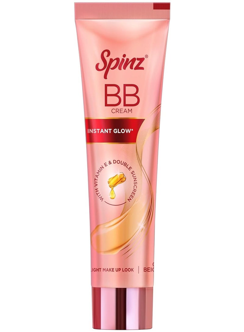 Spinz BB Cream 01 Beige 29g | Instant Glow, Even Skin Tone & Natural Coverage | Lightweight, Non-Sticky Mousse Formula - Image 1